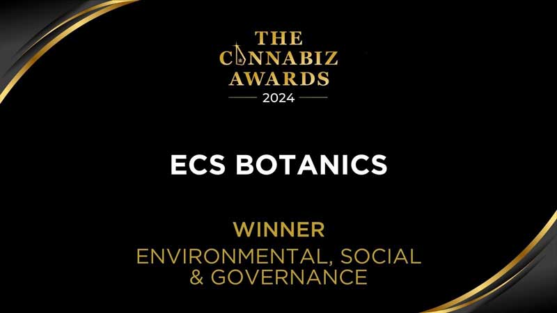 Cannabiz Environmental, Social & Governance Winner